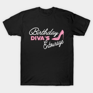 Birthday Diva's Entourage T-Shirt